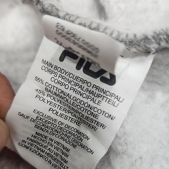 Fila Kids Charcoal Joggers with Logo - Picture 11 of 11